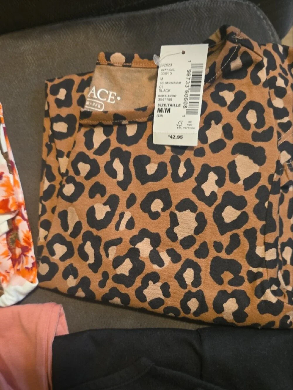 Place Girls Coral 'LOVE' Long Sleeve Top